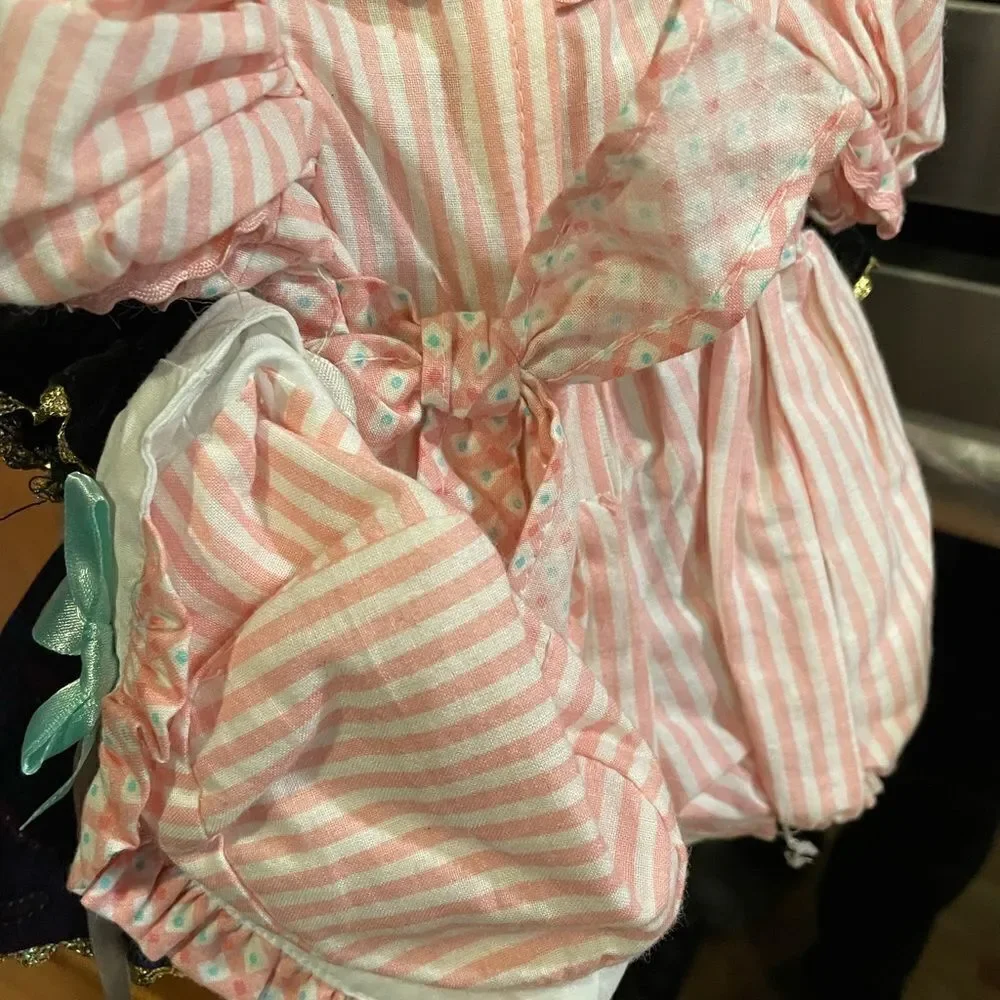 4 Daisy Kingdom Doll Dresses With Bonnets NWT